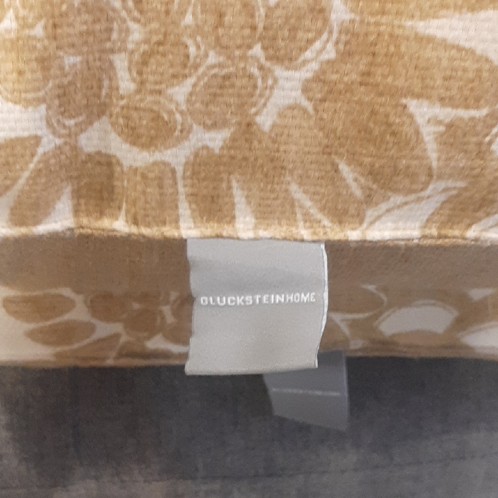 Floral Tan Cushion